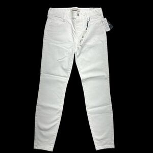 Liverpool Los Angeles Jeans Womens‎ 6/28 Bright White Gia Glider Ankle Skinny